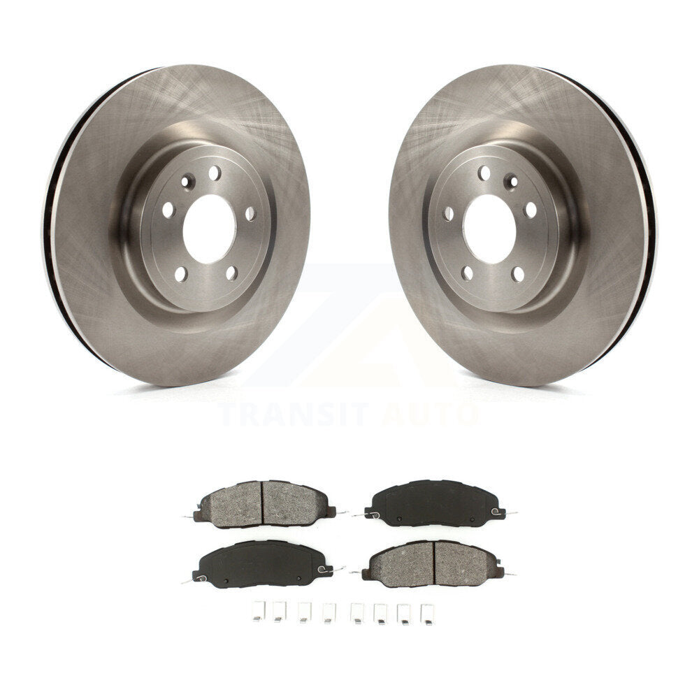 Kit de disques de frein à disque avant et plaquettes semi-métalliques pour Ford Mustang K8S-100170