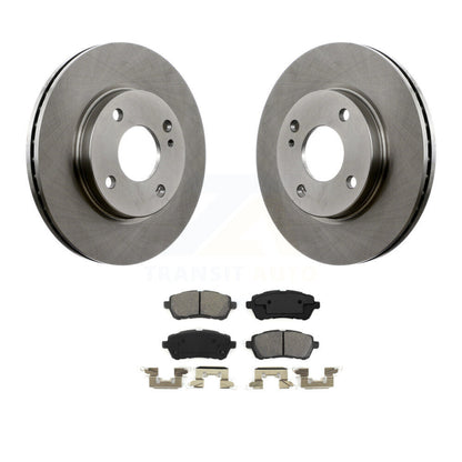 Kit de disques de frein à disque avant et plaquettes semi-métalliques pour Ford Fiesta K8S-100171