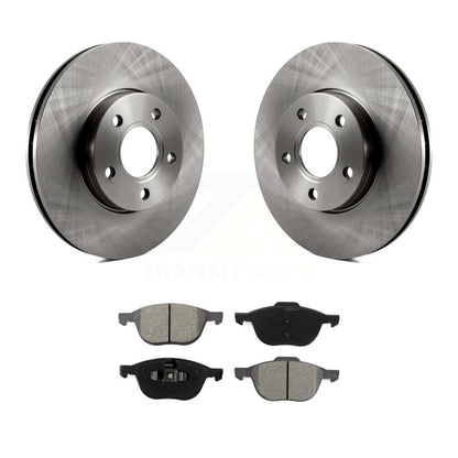 Kit de disques de frein à disque avant et plaquettes semi-métalliques pour Ford Focus C-Max