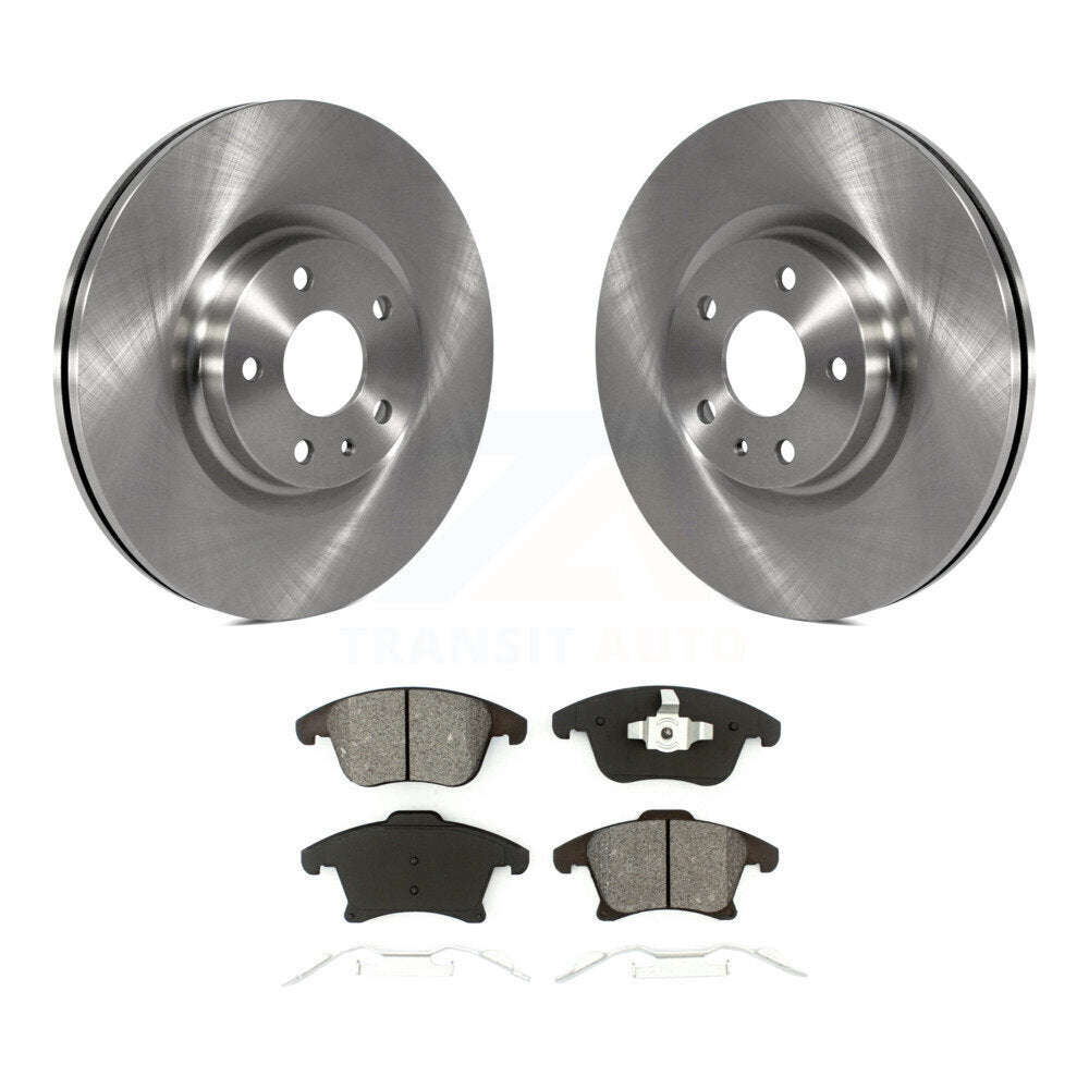 Kit de rotors de frein à disque avant et plaquettes semi-métalliques pour Ford Fusion Lincoln MKZ
