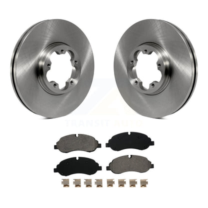 Rotors de frein à disque avant et Kit de plaquettes semi-métalliques pour Ford Transit-250 Transit-15