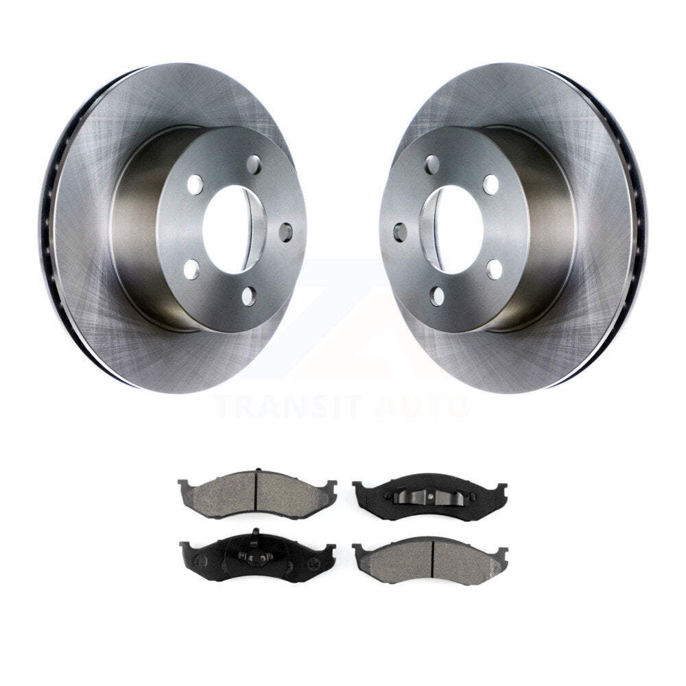 Kit de plaquettes semi-métalliques de Rotor de frein à disque avant, pour Jeep Wrangler Cherokee Grand T