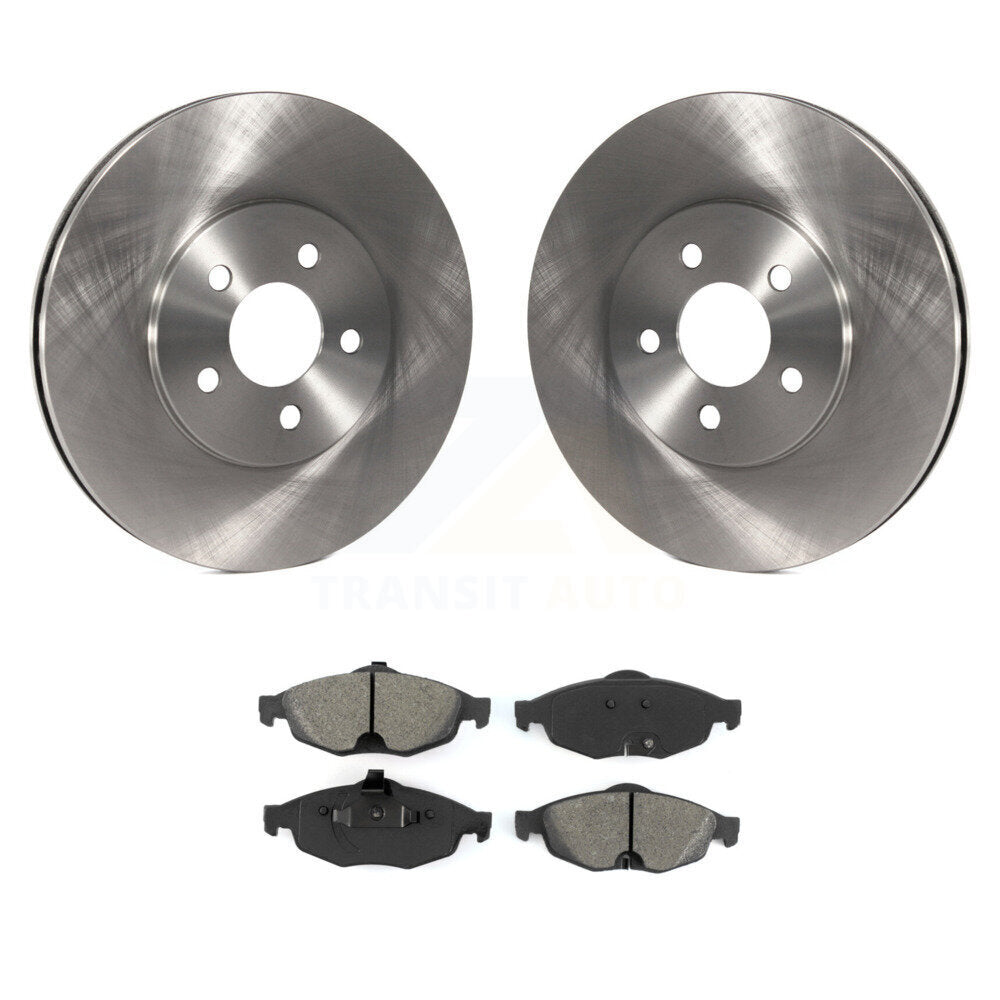 Kit de plaquettes de frein à disque avant, Rotors semi-métalliques, pour Chrysler Sebring Dodge Stratu