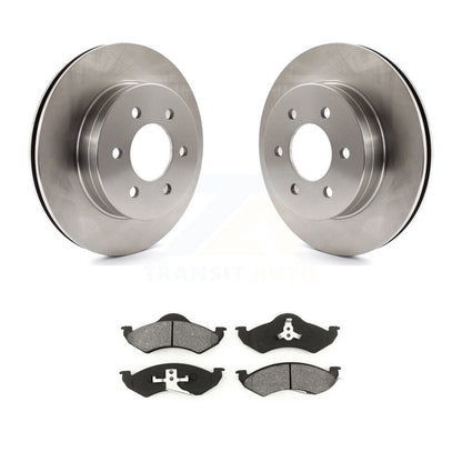 Kit de disques de frein à disque avant et plaquettes semi-métalliques pour Dodge Dakota Durango