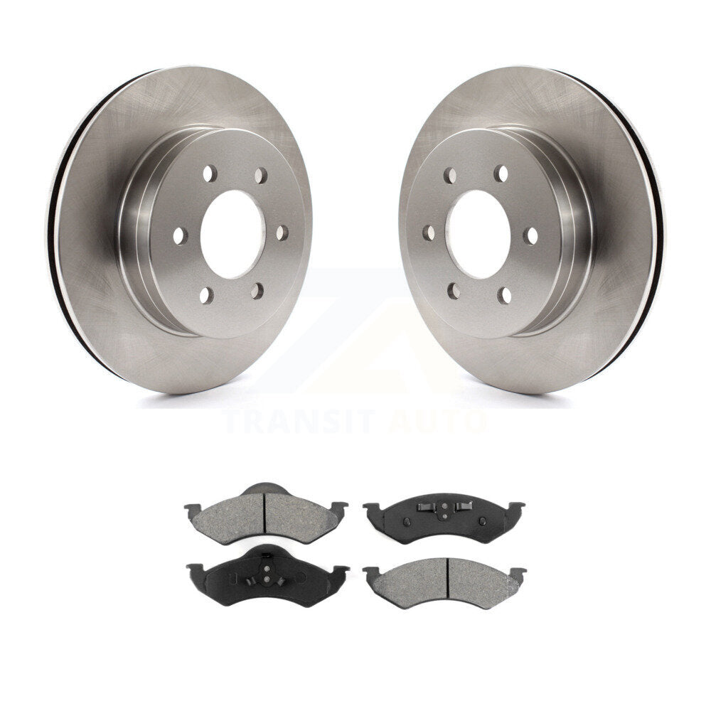 Kit de plaquettes de frein semi-métalliques pour rotors de frein avant, pour Dodge Dakota Durang 2000 – 2002