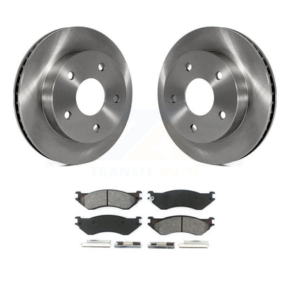 Rotors de frein à disque avant et kit de plaquettes semi-métalliques pour Dodge Ram 1500 RW 2000-2001
