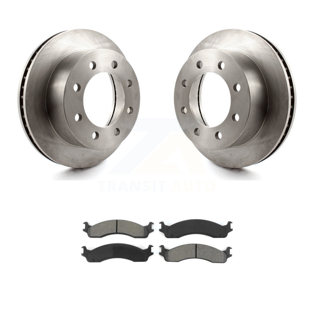 Kit de rotors de frein à disque avant et plaquettes semi-métalliques pour Dodge Ram 2500 3500 Van