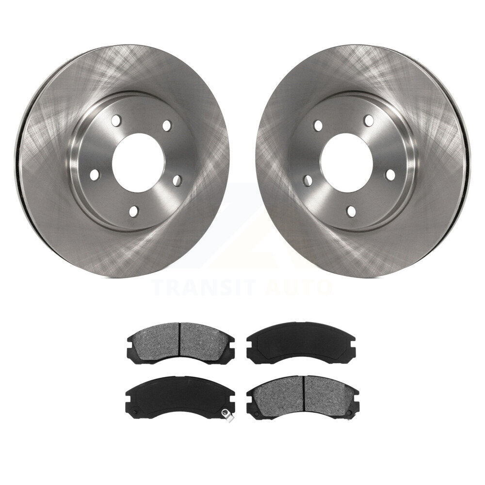Rotors de frein à disque avant et kit de plaquettes semi-métalliques pour Mitsubishi Eclipse 3.0 2000