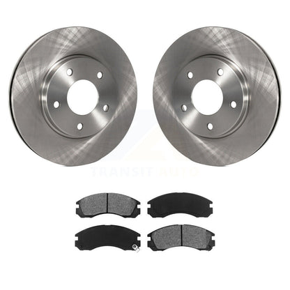 Rotors de frein à disque avant et kit de plaquettes semi-métalliques pour Mitsubishi Eclipse 3.0 2000