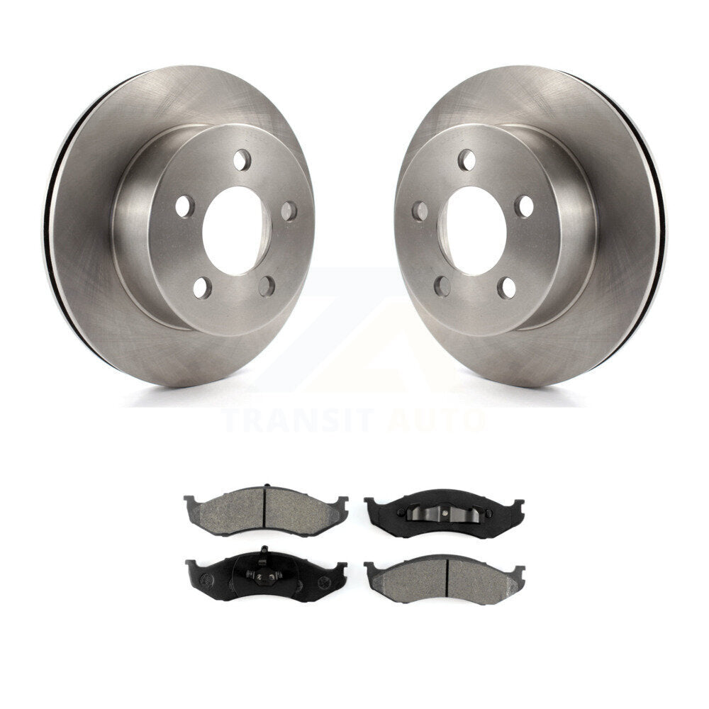 Kit de plaquettes semi-métalliques de Rotor de frein à disque avant, pour Jeep Wrangler Cherokee Grand T