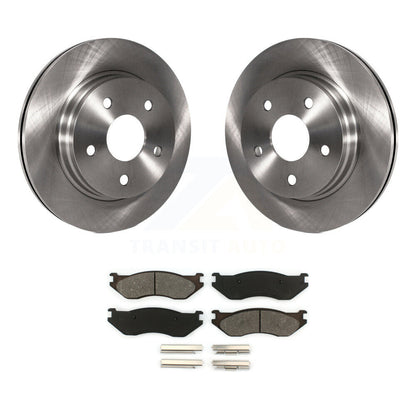 Kit de rotors de frein à disque avant et plaquettes semi-métalliques pour Dodge Ram 1500 Durango