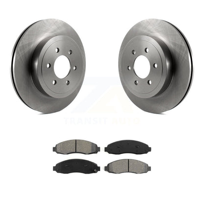 Kit de disques de frein à disque avant et plaquettes semi-métalliques pour Dodge Dakota 2003-2004