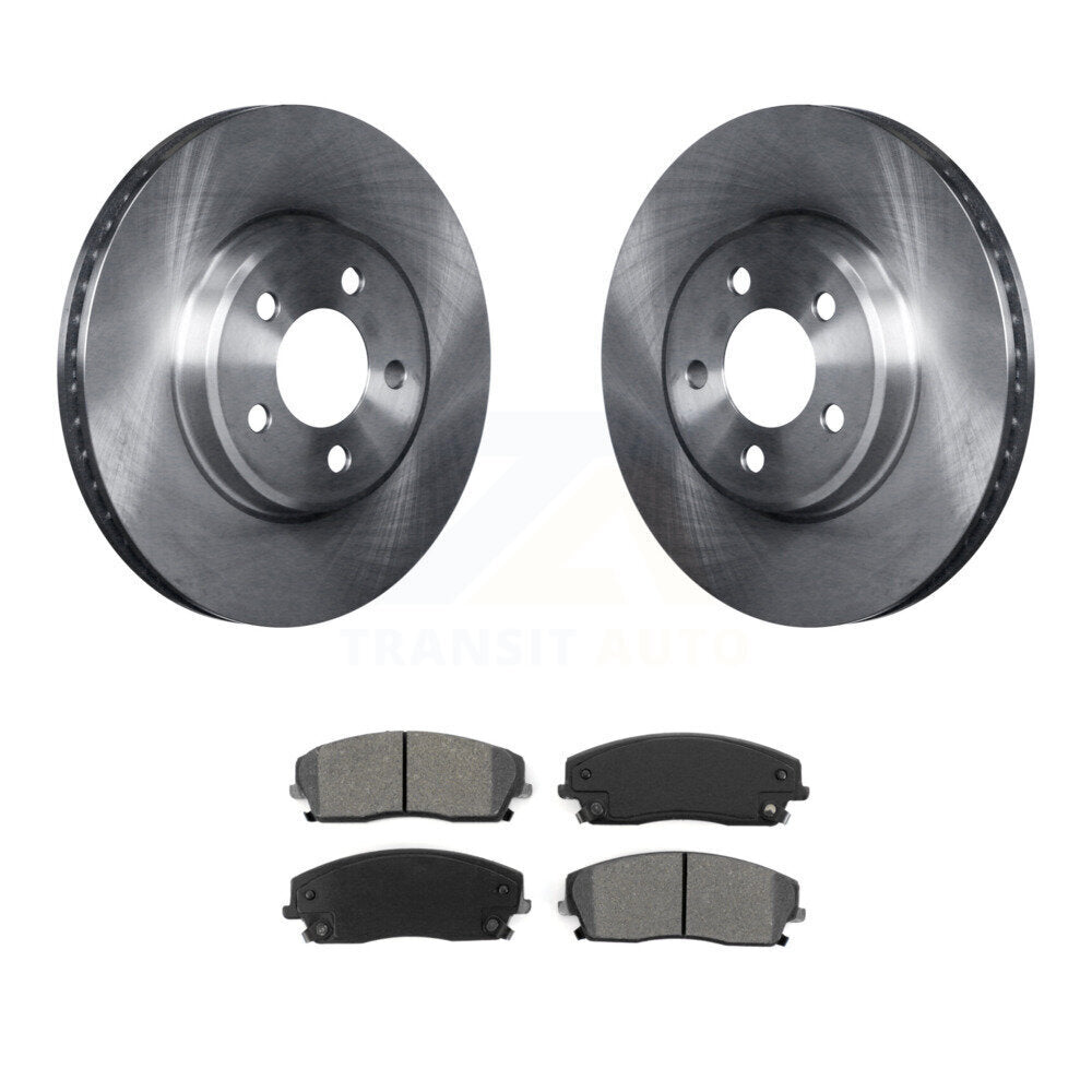 Rotors de frein avant et kit de plaquettes semi-métalliques pour Dodge Chrysler 300 Charger Magnu