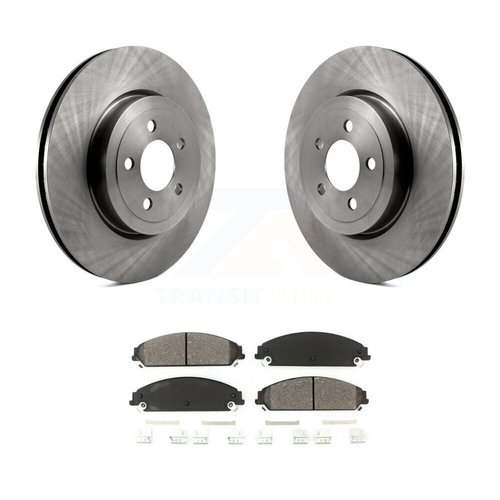 Rotors de frein avant et kit de plaquettes semi-métalliques pour Dodge Chrysler 300 Charger Magnu