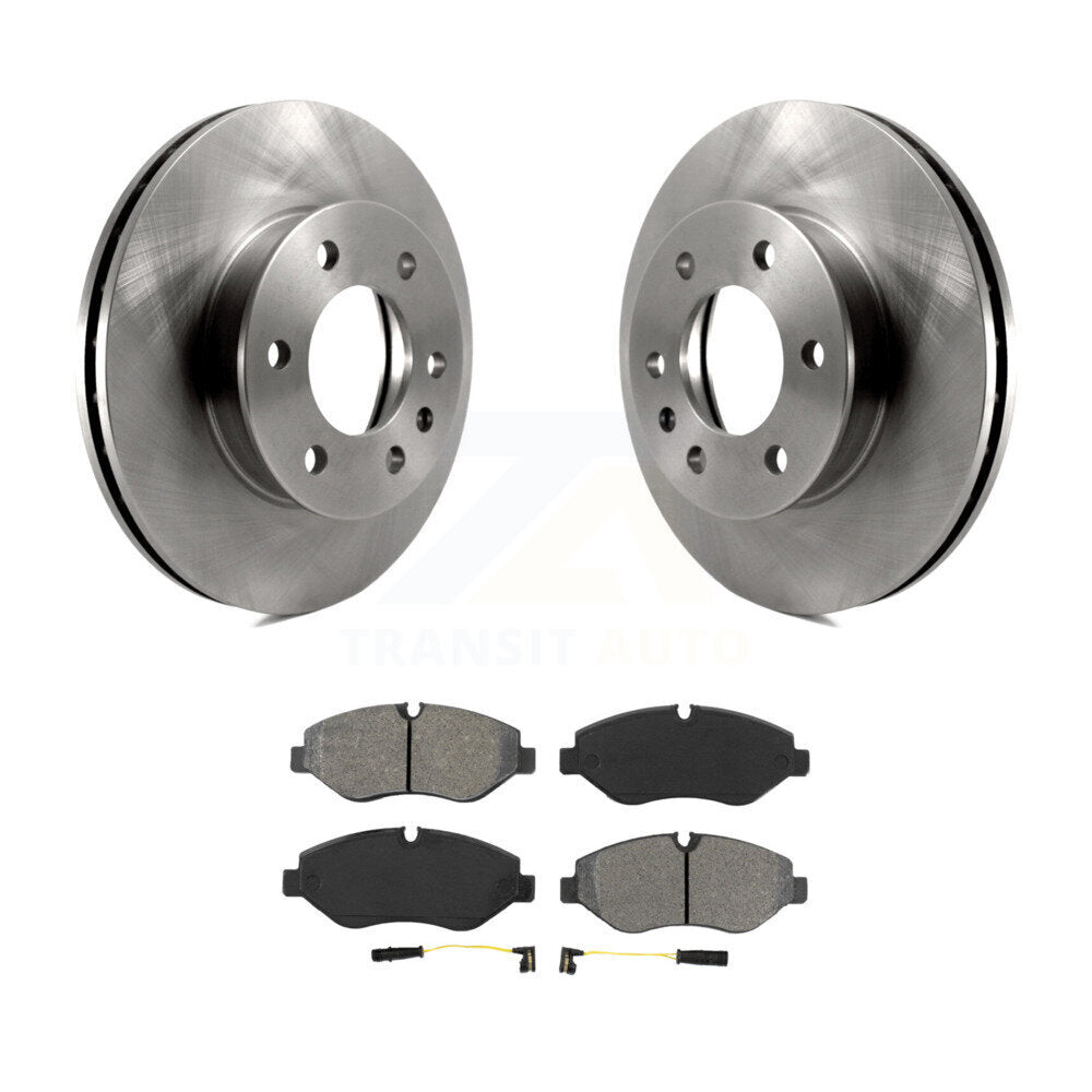 Rotors de frein avant et kit de plaquettes semi-métalliques pour Sprinter 2500 Mercedes-Benz Dodge