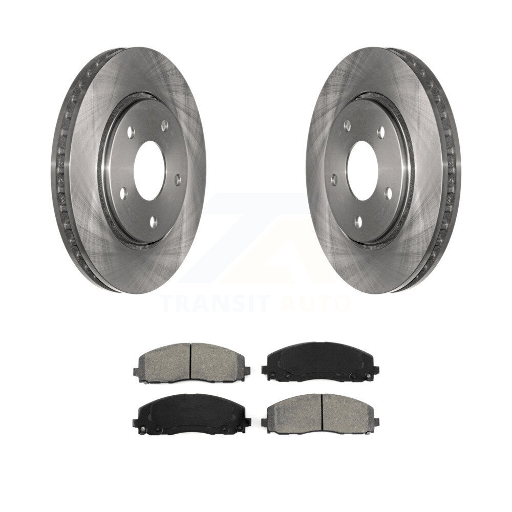 Kit de disques de frein à disque avant et plaquettes semi-métalliques pour Dodge Grand Caravan