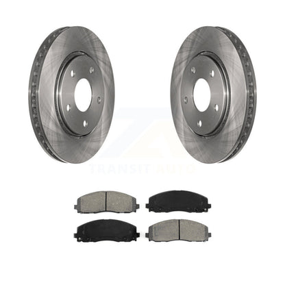Kit de disques de frein à disque avant et plaquettes semi-métalliques pour Dodge Grand Caravan