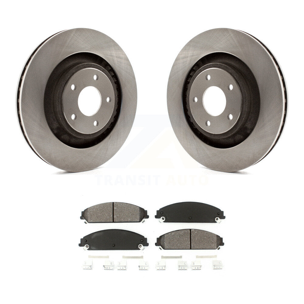 Kit de rotor de frein avant et de plaquettes semi-métalliques pour Dodge Chrysler 200 calibre Avenge