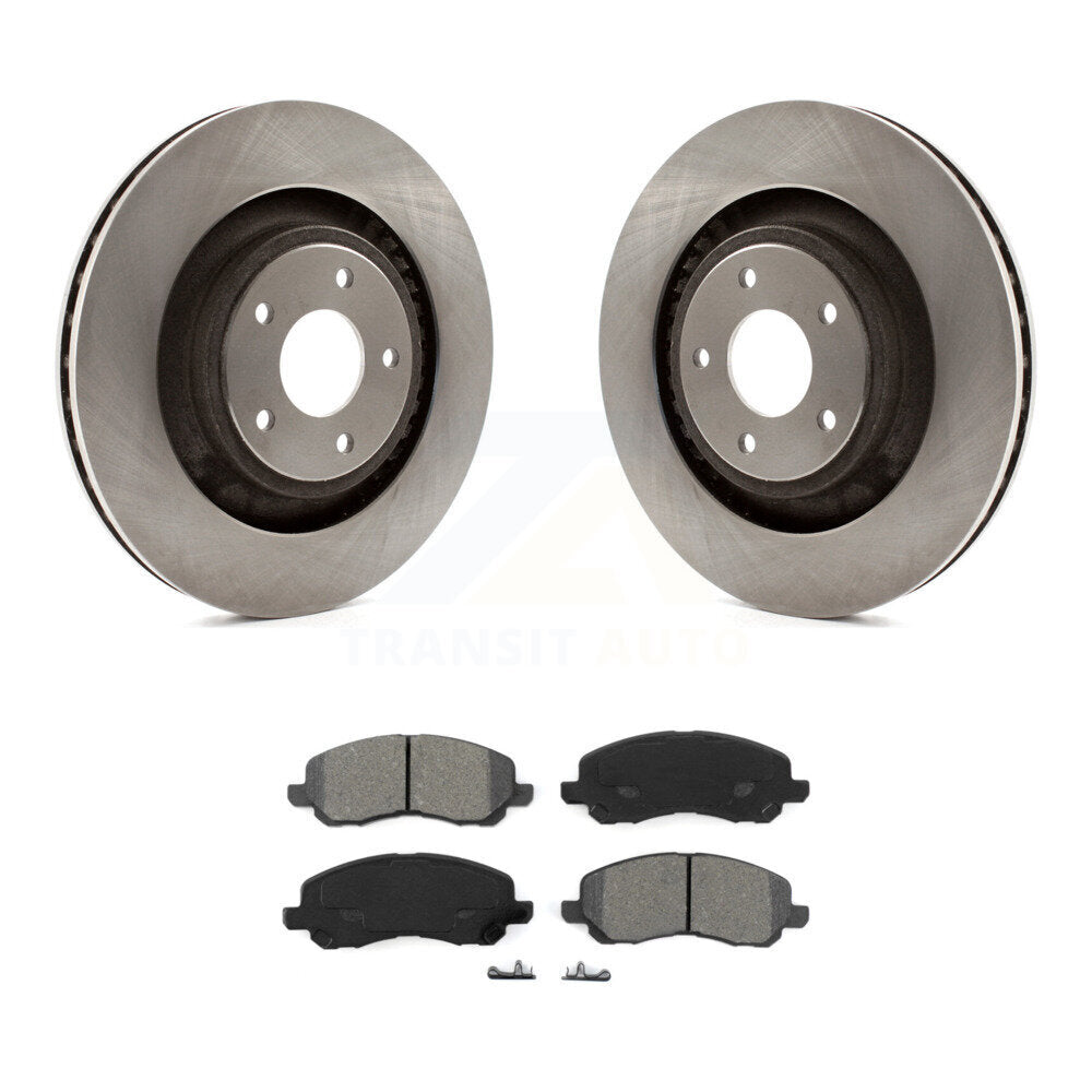 Kit de rotor de frein avant et de plaquettes semi-métalliques pour Dodge Caliber Chrysler 200 Avenge