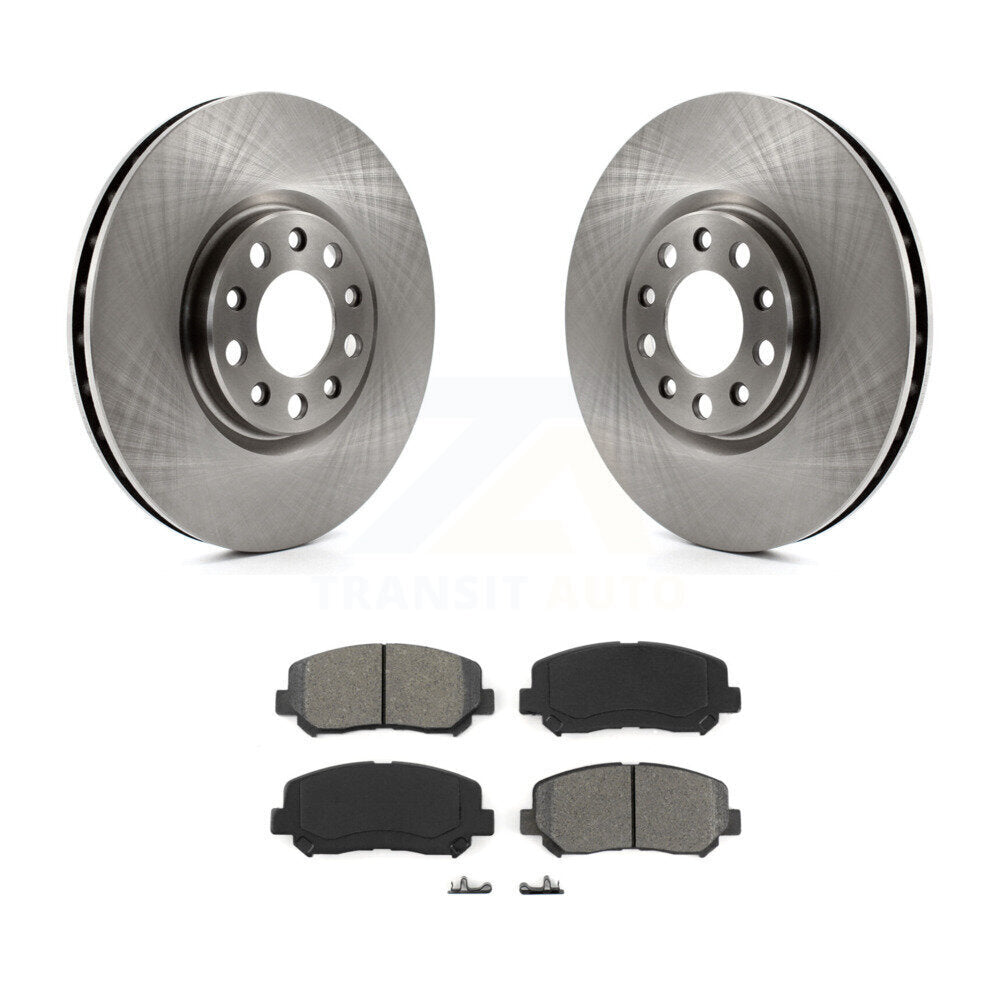 Kit de rotors de frein à disque avant et plaquettes semi-métalliques pour Chrysler 200 Dodge Dart