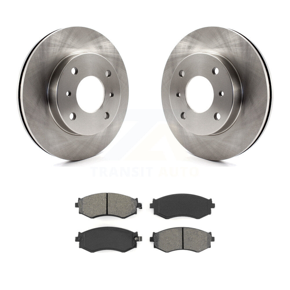 Rotors de frein avant et Kit de plaquettes semi-métalliques pour Nissan Sentra 240SX Axxess Stanz