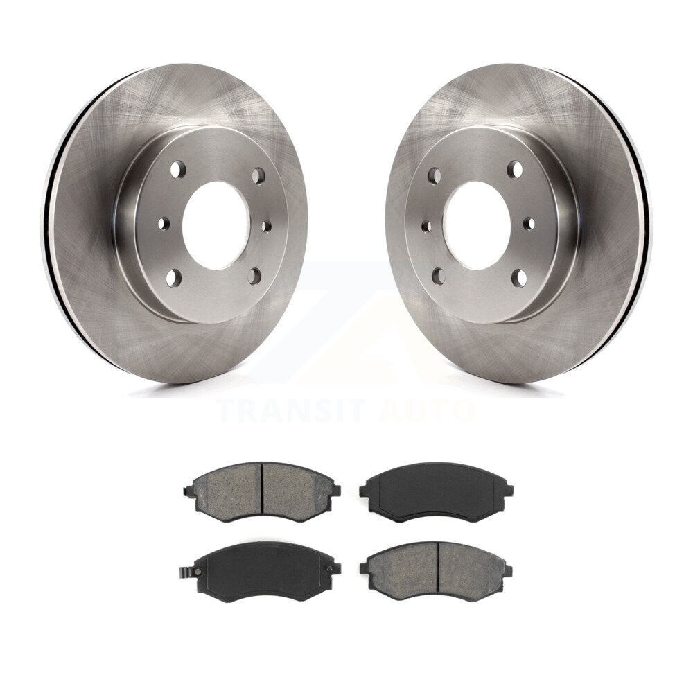 Kit de disques de frein à disque avant et plaquettes semi-métalliques pour INFINITI G20 K8S-100257
