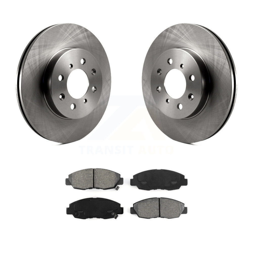 Rotors de frein à disque avant et Kit de plaquettes semi-métalliques pour Honda Civic Acura EL Insigh