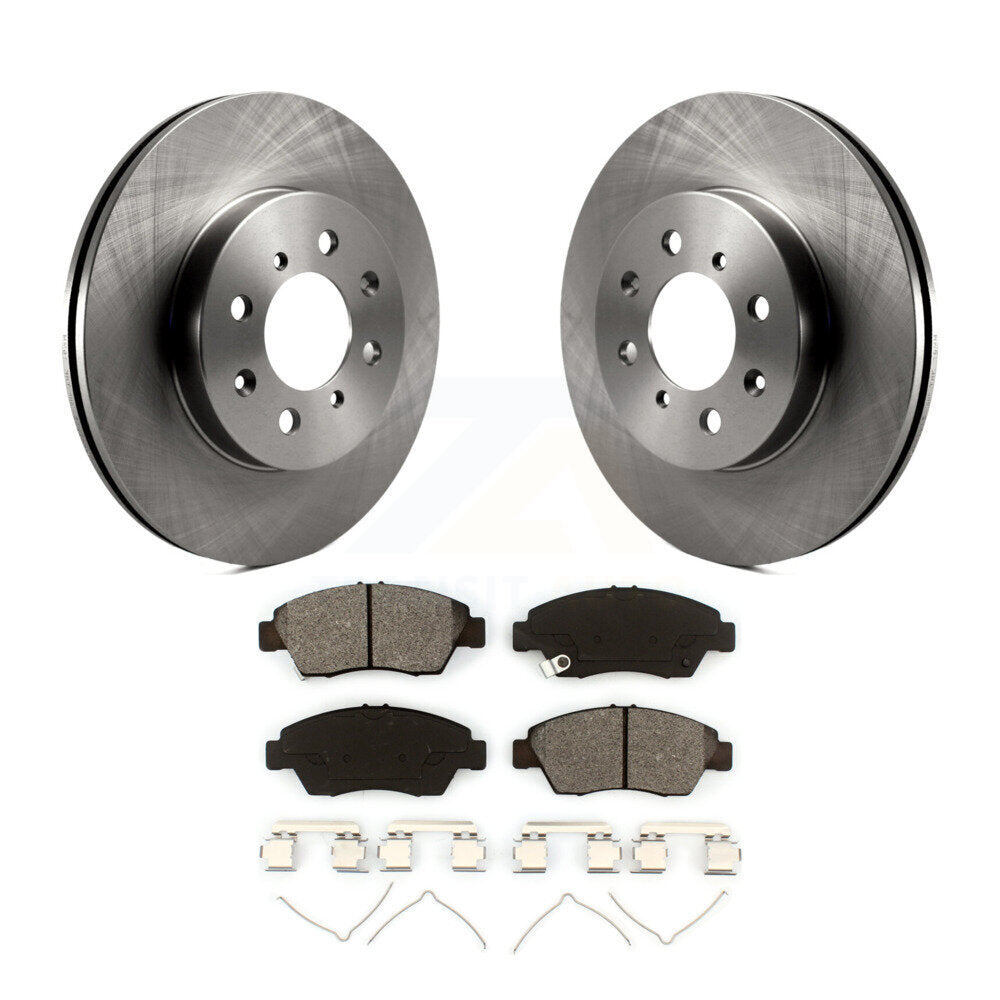 Kit de disques de frein à disque avant et plaquettes semi-métalliques pour Honda Fit Civic del Sol