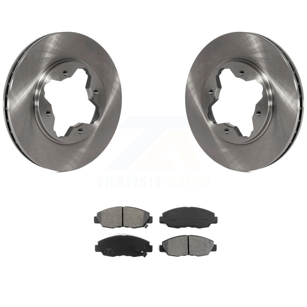 Kit de rotors de frein à disque avant et plaquettes semi-métalliques pour Honda Accord Acura CL