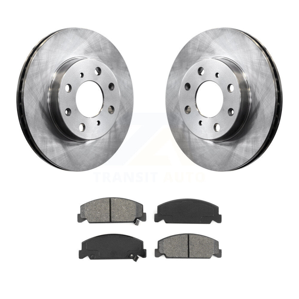 Kit de disques de frein à disque avant et plaquettes semi-métalliques pour Honda Civic del Sol CRX