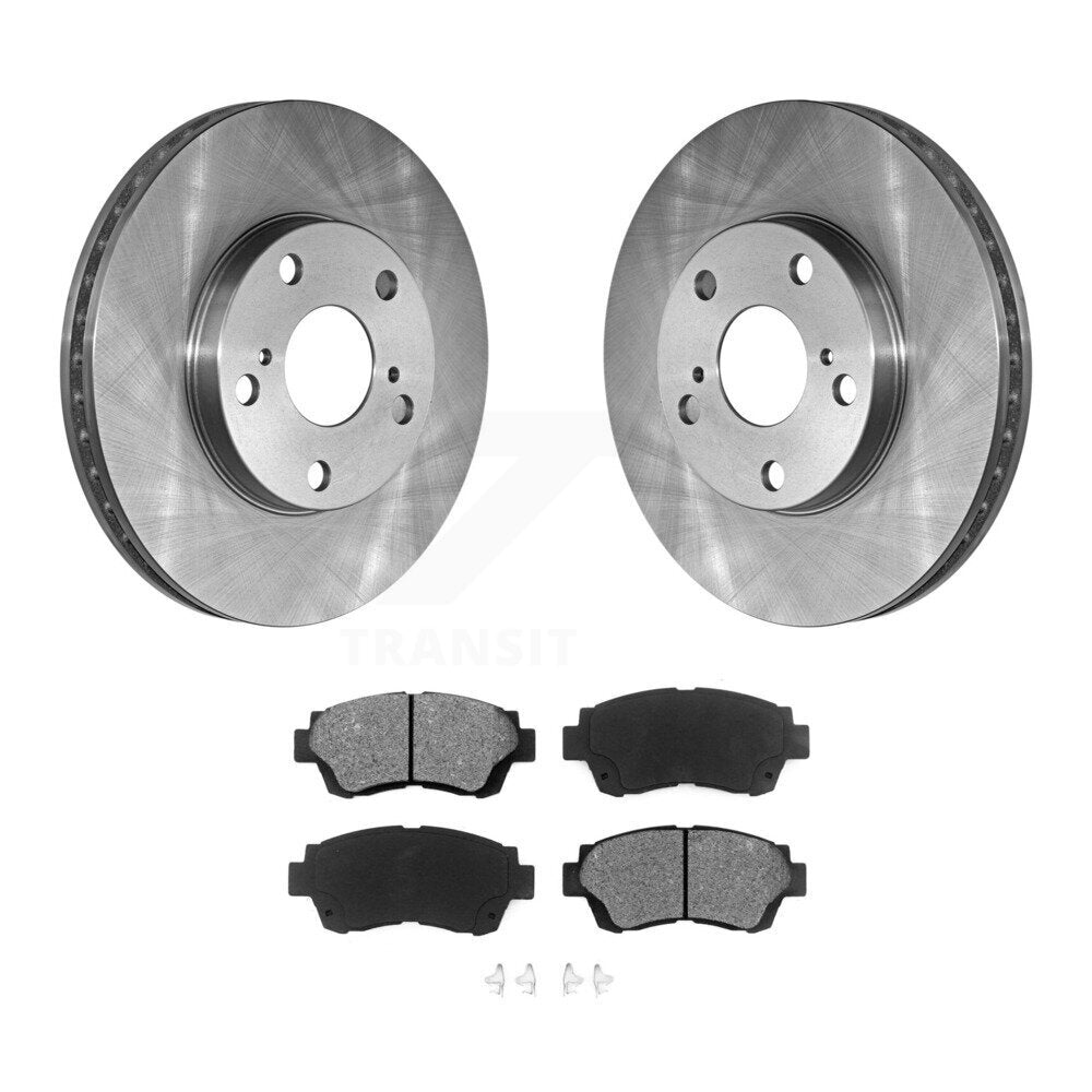 Kit de rotor de frein avant et de plaquettes semi-métalliques pour Toyota Camry Sienna Avalon Lexu