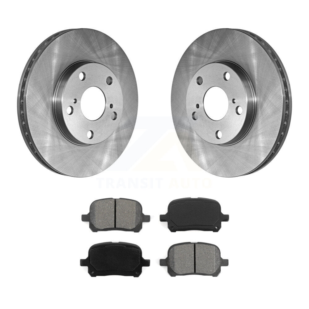Kit de rotor de frein avant et de plaquettes semi-métalliques pour Toyota Camry Solara Avalon Lexu