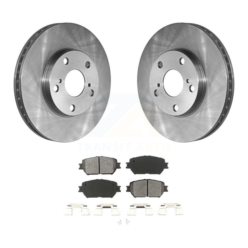 Kit de disques de frein à disque avant et plaquettes semi-métalliques pour Toyota Camry K8S-100277