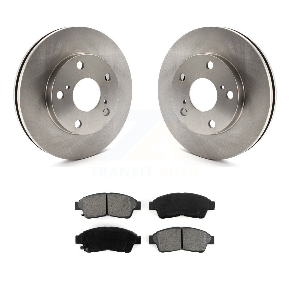 Kit de disques de frein à disque avant et plaquettes semi-métalliques pour Toyota Camry 2,2 l