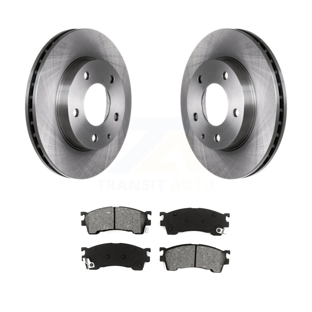 Kit de rotors de frein à disque avant et plaquettes semi-métalliques pour Mazda 626 Ford Probe MX-