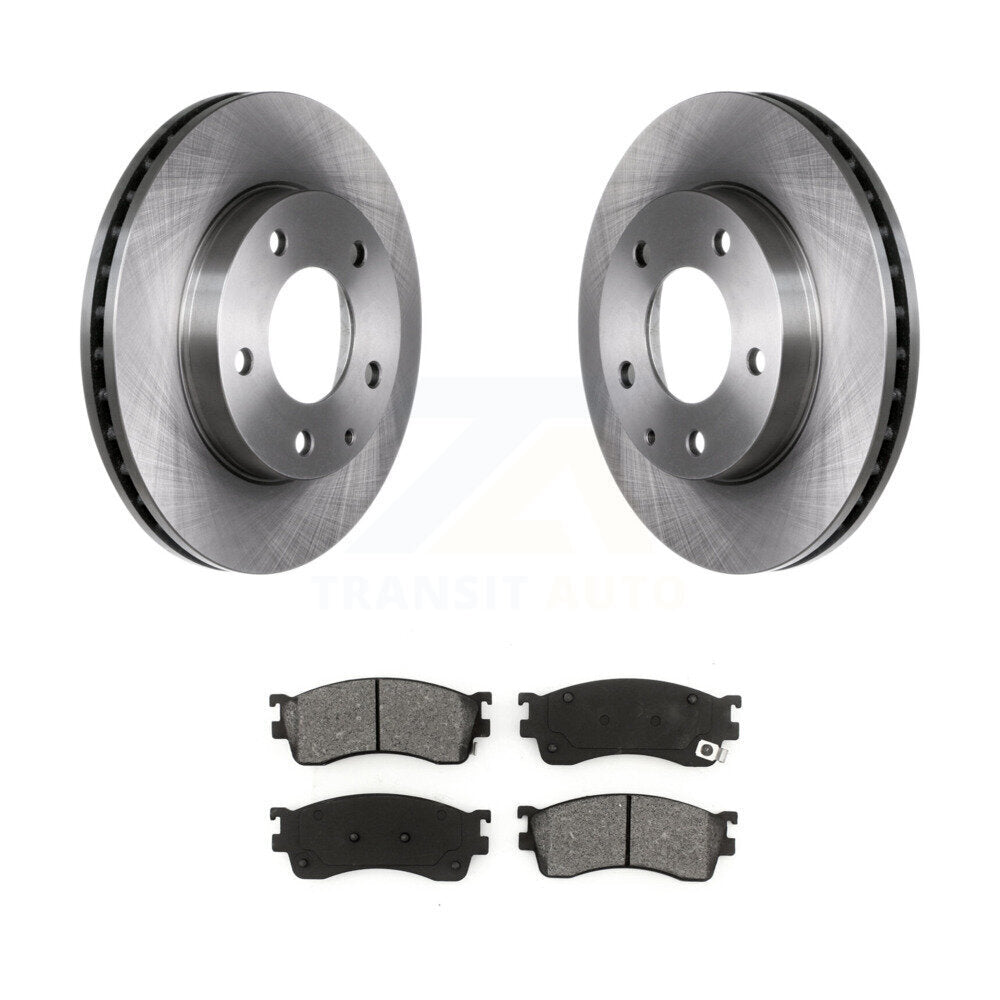 Kit de disques de frein à disque avant et plaquettes semi-métalliques pour Mazda Protege Protege5