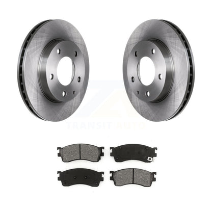Kit de disques de frein à disque avant et plaquettes semi-métalliques pour Mazda Protege Protege5