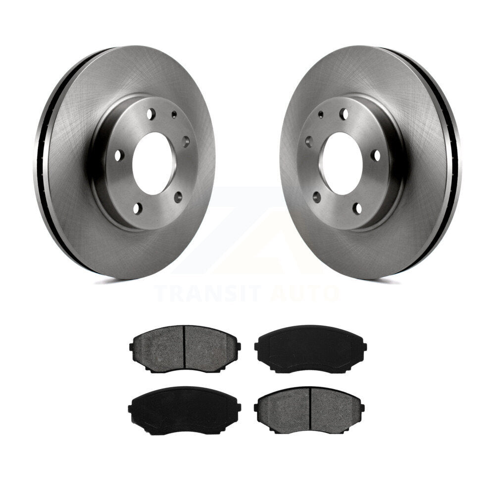 Kit de disques de frein à disque avant et plaquettes semi-métalliques pour Mazda MPV 2000-2006
