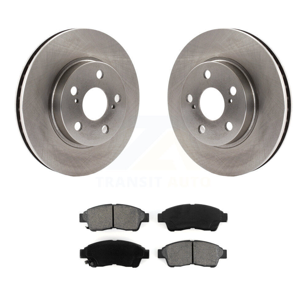 Rotors de frein à disque avant et kit de plaquettes semi-métalliques pour Toyota Celica S 1994-1997