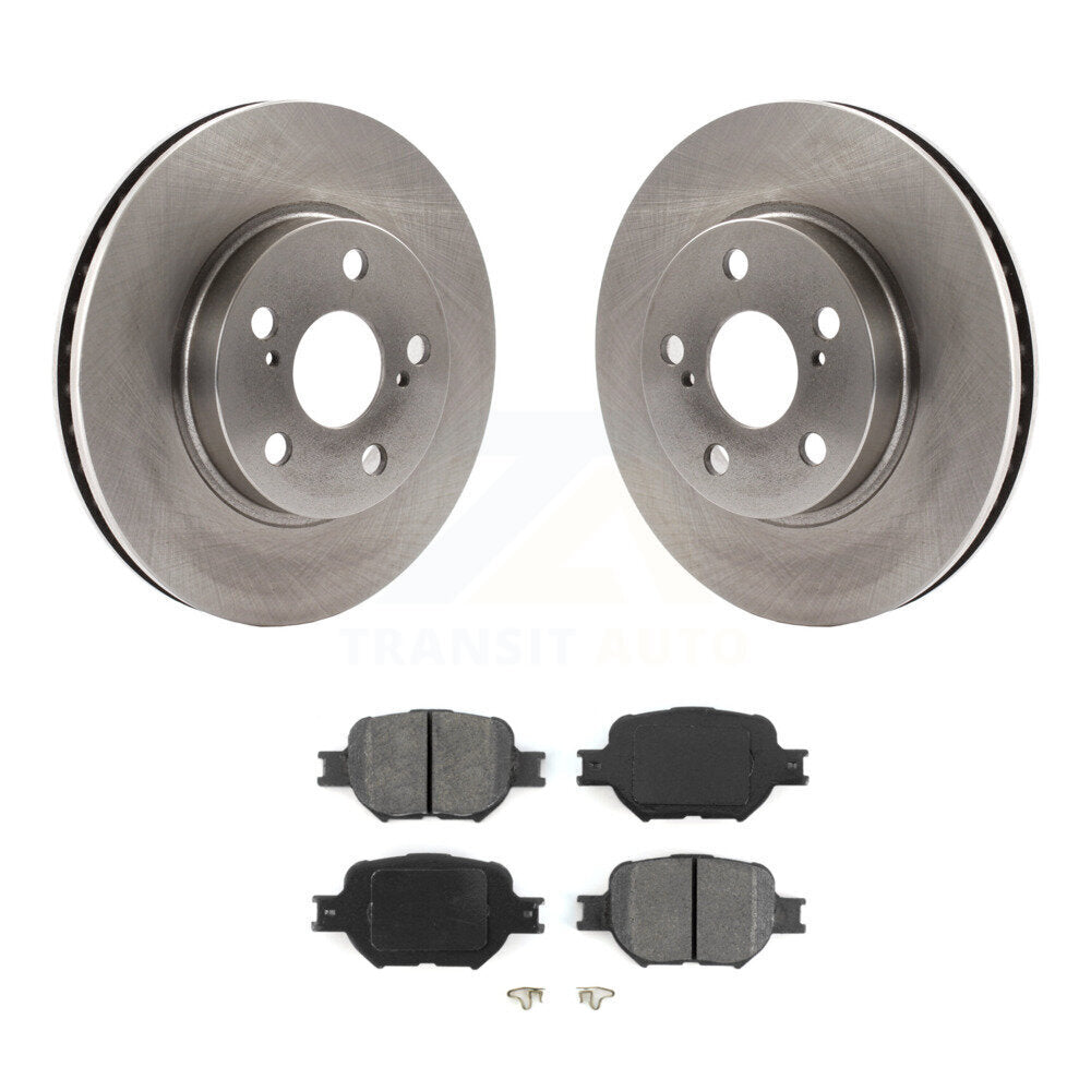 Kit de disques de frein à disque avant et plaquettes semi-métalliques pour Toyota Celica GT 2001