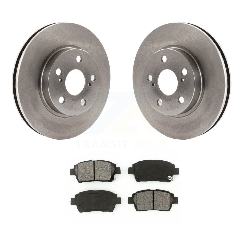 Kit de disques de frein à disque avant et plaquettes semi-métalliques pour Toyota Celica GT 2000