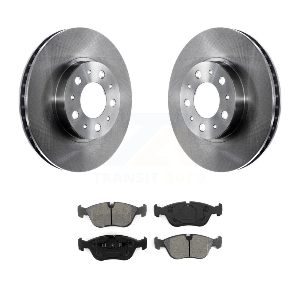 Kit de rotors de frein à disque avant et plaquettes semi-métalliques pour Volvo S70 850 V70 C70