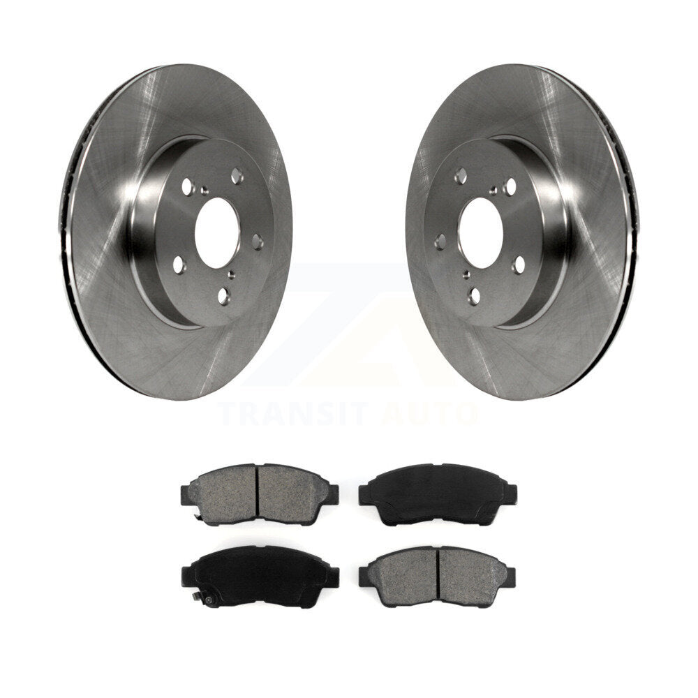 Kit de disques de frein à disque avant et plaquettes semi-métalliques pour Toyota RAV4 1996-2000