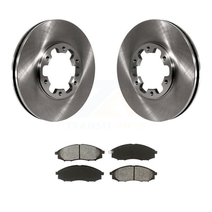 Kit de disques de frein à disque avant et plaquettes semi-métalliques pour Nissan Xterra Frontier