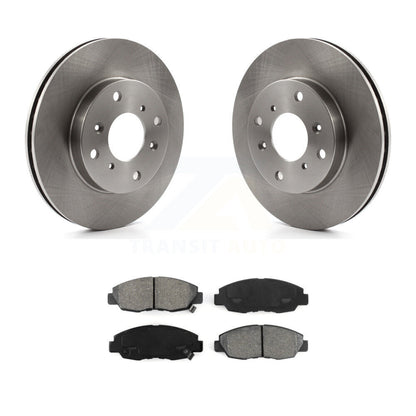 Kit de rotor de frein avant et de plaquettes semi-métalliques pour Honda Accord Sedan 98-02 avec 2.3