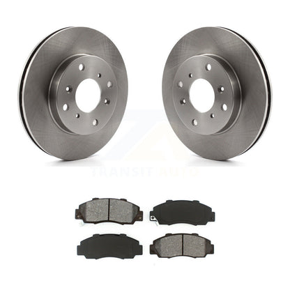 Rotors de frein à disque avant et kit de plaquettes semi-métalliques pour Honda Prelude VTE 1993-1994