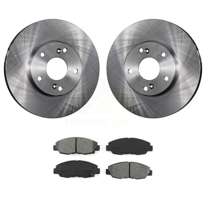 Kit de rotor de frein à disque avant et de plaquettes semi-métalliques pour Honda Civic Tourin 2014-2015