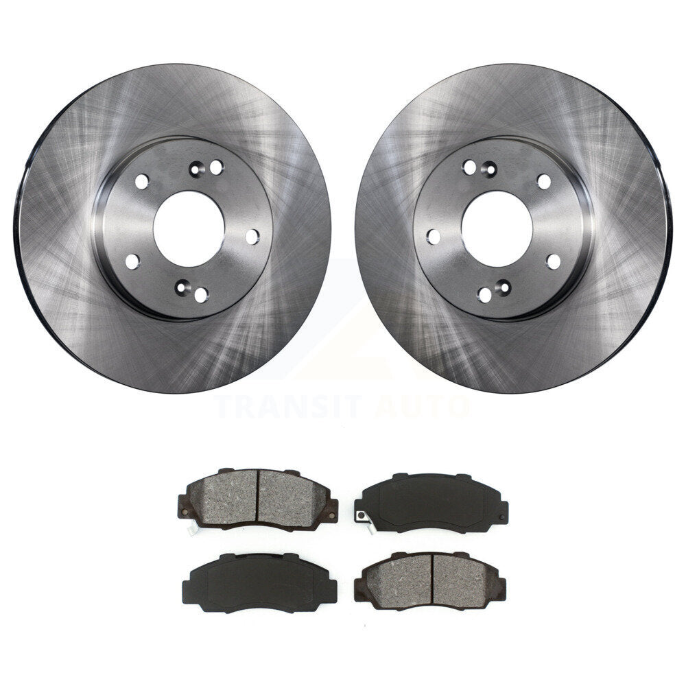 Kit de rotor de frein à disque avant et de plaquettes semi-métalliques pour Honda Accord 3.0 de 1998 à 2002