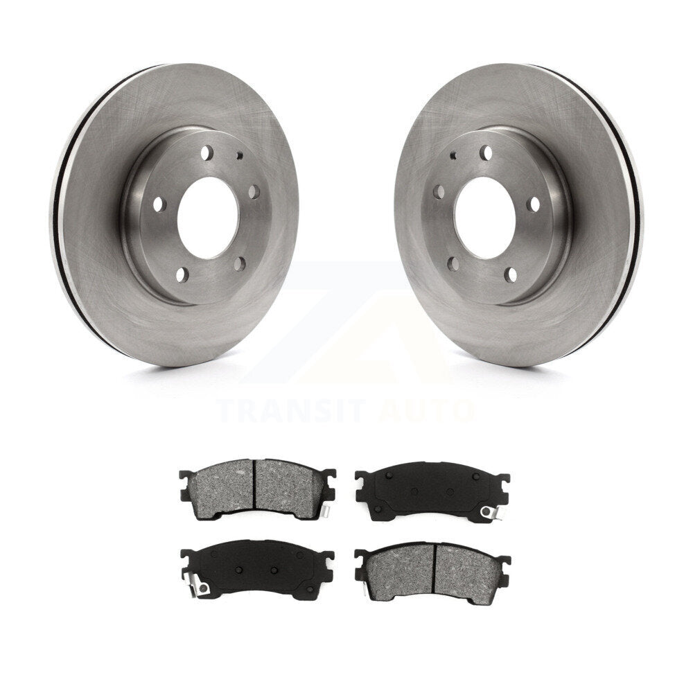 Kit de plaquettes semi-métalliques de Rotor de frein avant pour Mazda 626 2,5 l avec frein arrière à tambour