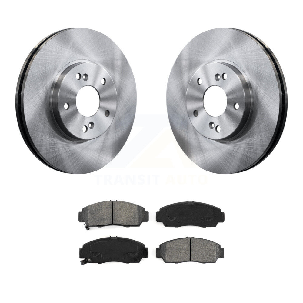 Kit de rotors de frein à disque avant et plaquettes semi-métalliques pour Honda Accord Acura TSX